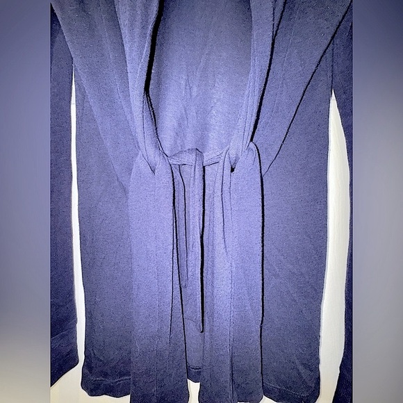 Lilly Pulitzer Navy Blue Front Tie Cardigan. Size XS EUC - Picture 11 of 11